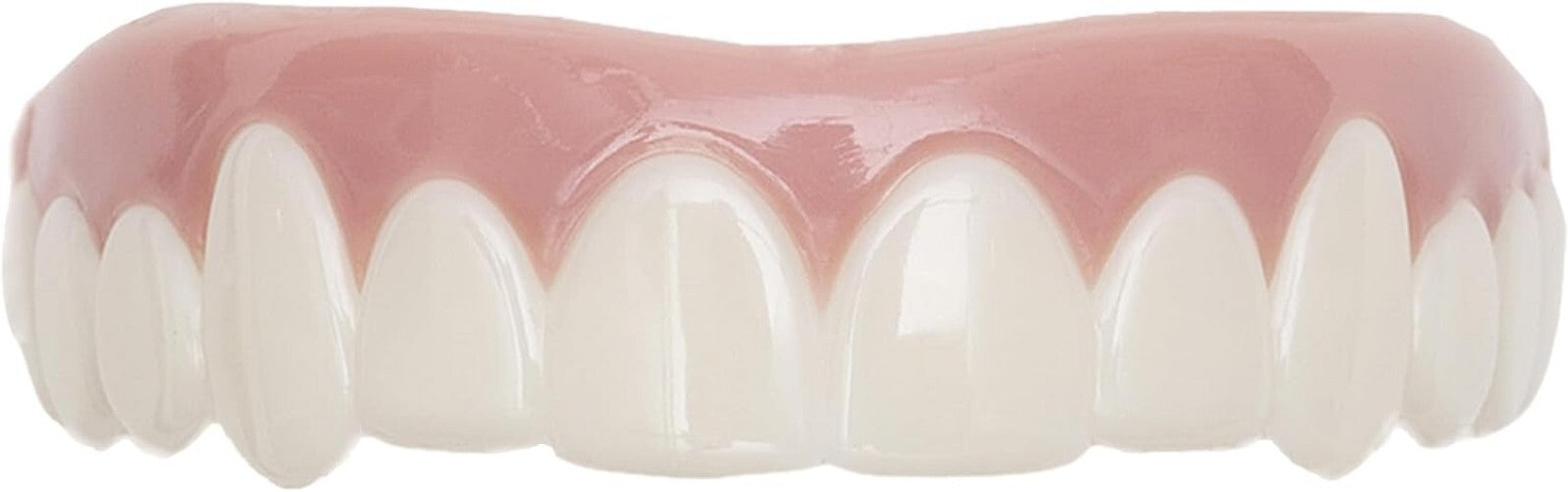 Custom Fit Cosmetic Teeth Uppers - Bleached White - Perfect for Quick Smile Fix