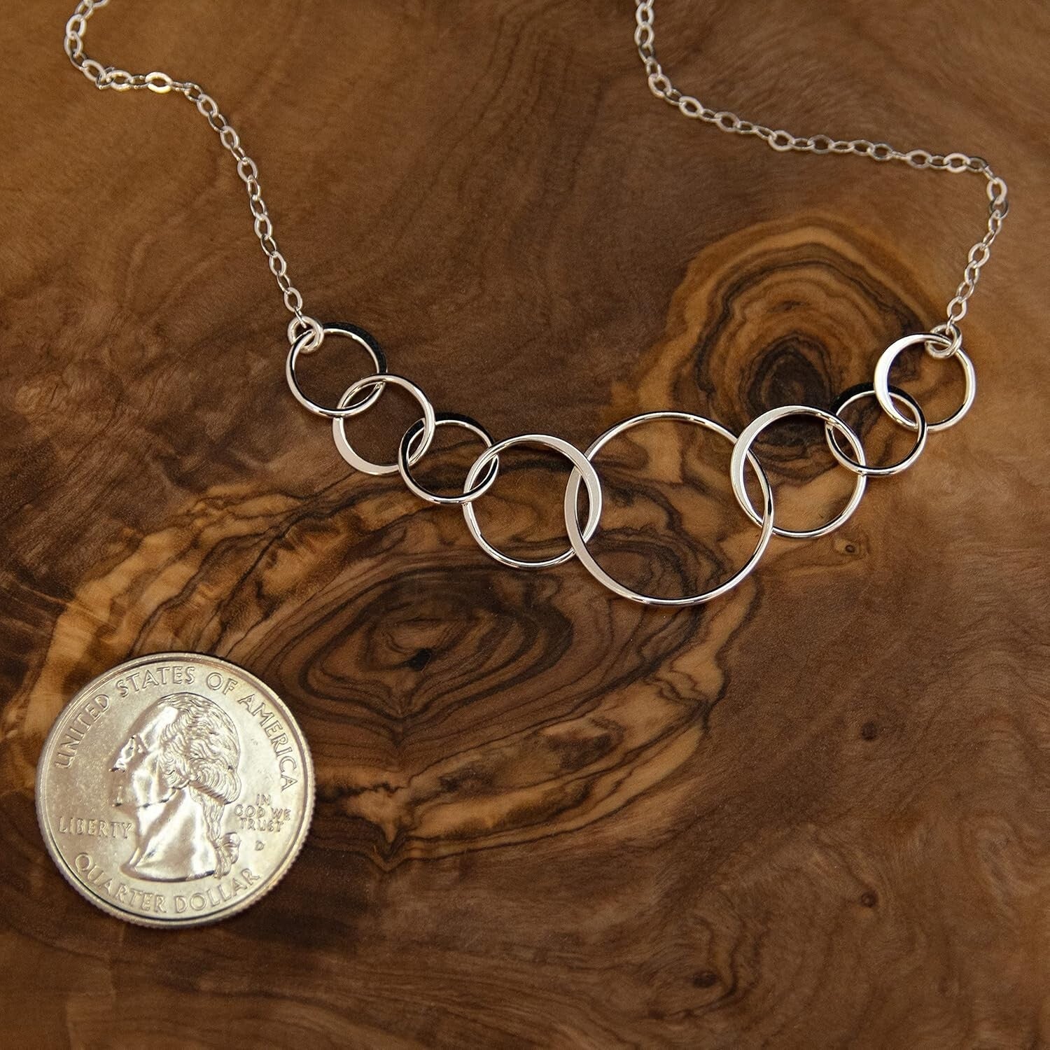 Beautiful 80th Birthday Gifts for Women - Sterling Silver Necklace with Gift Box