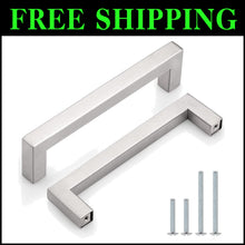 Load image into Gallery viewer, Durable 5-Inch Hole Center Stainless Steel Handles - 20 Count Brushed Finish