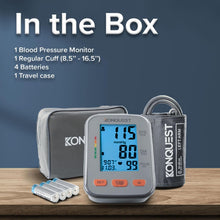 Load image into Gallery viewer, Home Blood Pressure Monitor - Adjustable Cuff &amp; Irregular Heartbeat Alert