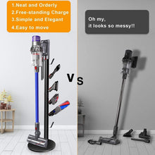 Load image into Gallery viewer, Heavy-Duty Storage Stand for Cordless Vacuums - Includes Storage Bag &amp; Hooks