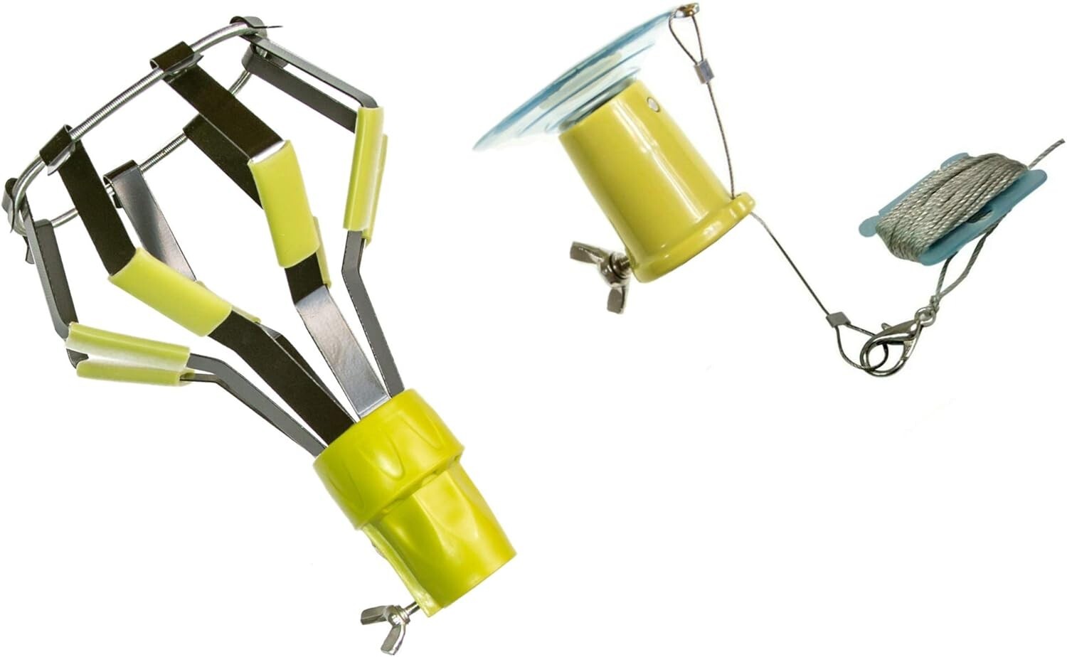 DOCA Telescoping Bulb Changer Kit for High Ceilings - Suction Cup + Cage Head