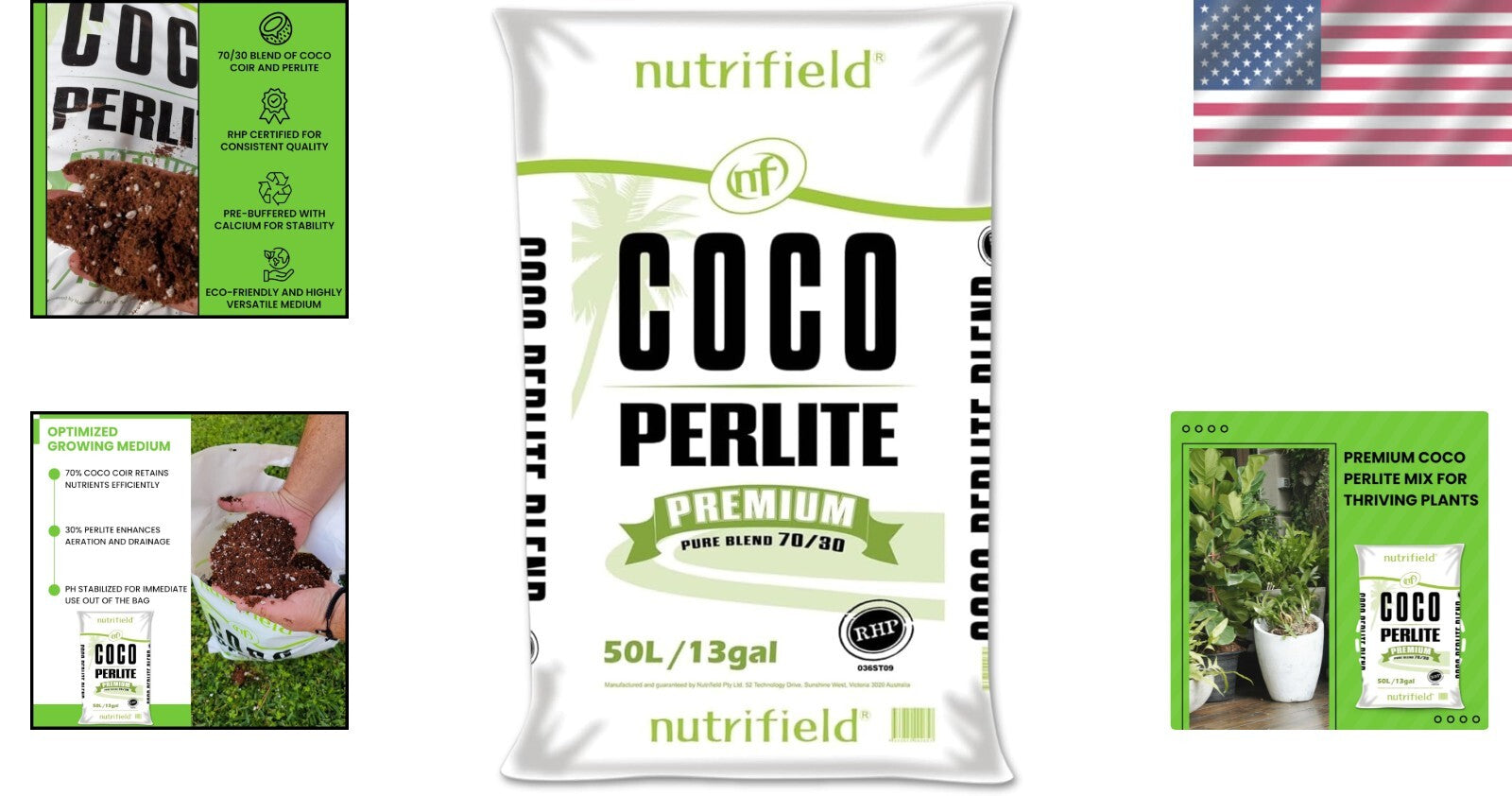 Eco-Friendly Coconut Coir & Perlite Potting Mix - 50L Premium Quality Blend