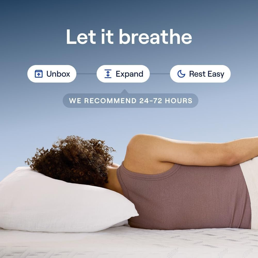 Transform Your Sleep with 12” Twin XL Medium Firm Mattress - 365-Night Trial