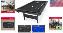 Load image into Gallery viewer, Heavy-Duty 8 Ft Portable Billiards Table - Ready to Play, No Assembly Required