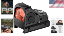 Load image into Gallery viewer, Universal Pistol Red Dot Scope with Adapter, 12 Brightness Settings, Lightweight