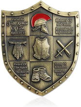 Load image into Gallery viewer, Military Appreciation Challenge Coins - Armor of God for Daily Faith Reminders