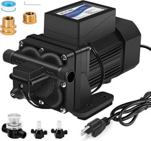 Load image into Gallery viewer, High Flow 6 GPM Brushless Water Diaphragm Pump - Ideal for Pools &amp; Rain Barrels