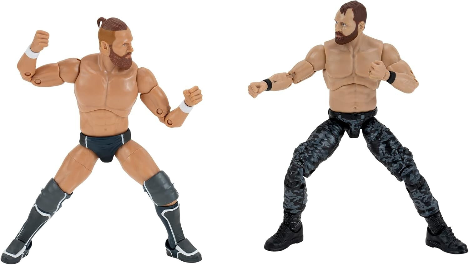 6-Inch AEW Unrivaled Jon Moxley and Bryan Danielson Figures with Alternate Hands