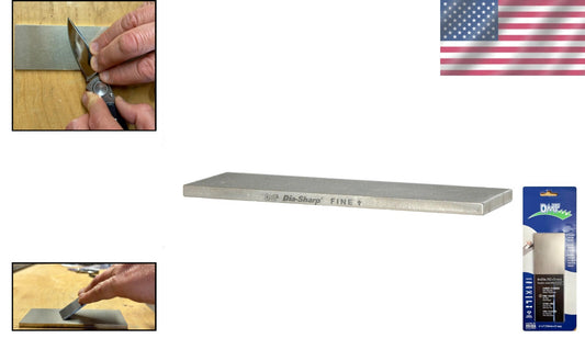 6" Two-Sided Dia-Sharp Diamond Sharpening Stone - Fine & Extra Fine Grits