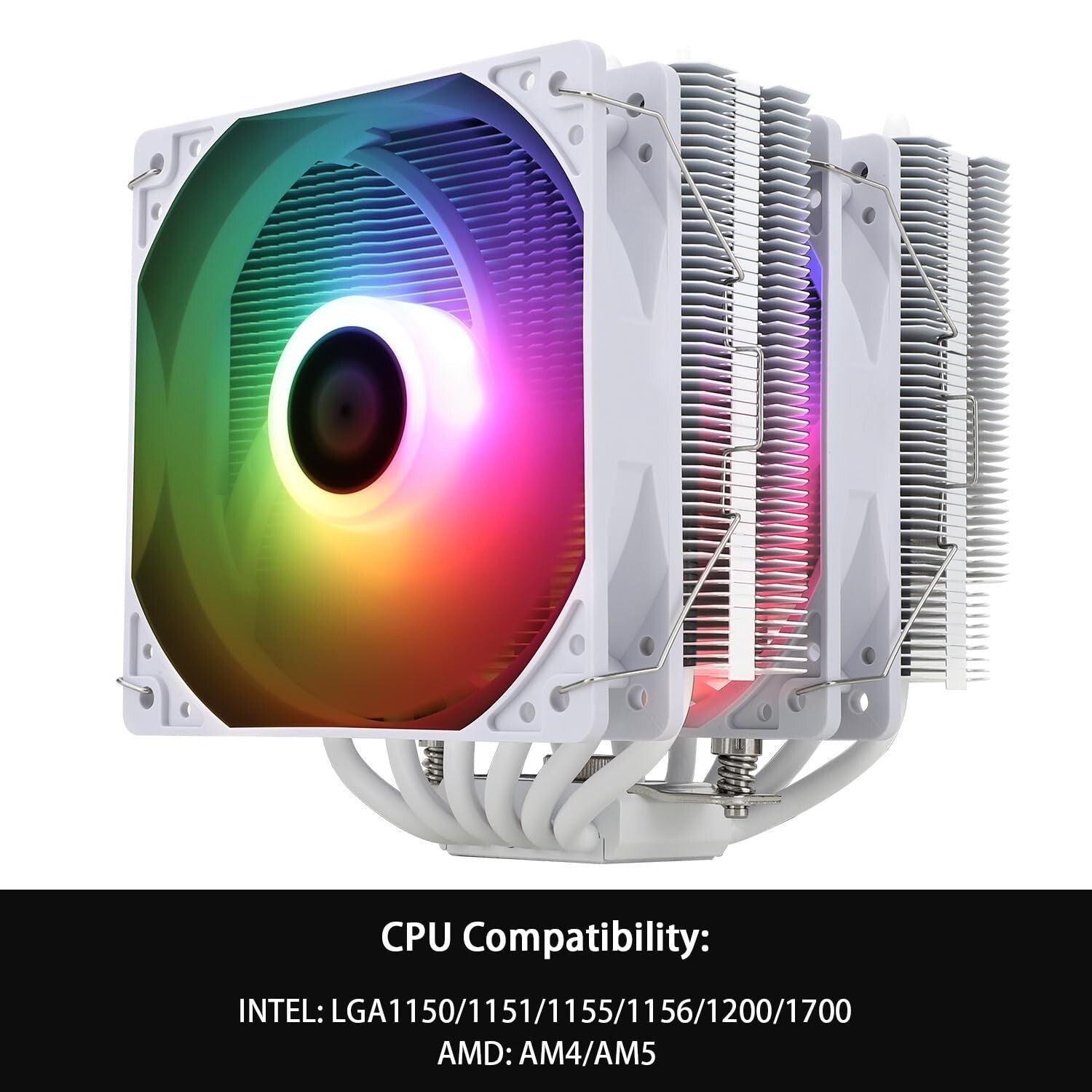 Dual Fan Peerless Assassin CPU Cooler with Stunning ARGB - AMD/Intel Compatible