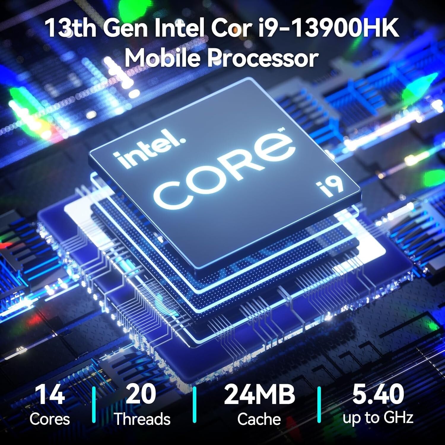 Compact Mini PC IT13 - 14 Cores, 5.4GHz Intel i9, 8K Support & Fast Wi-Fi 6E