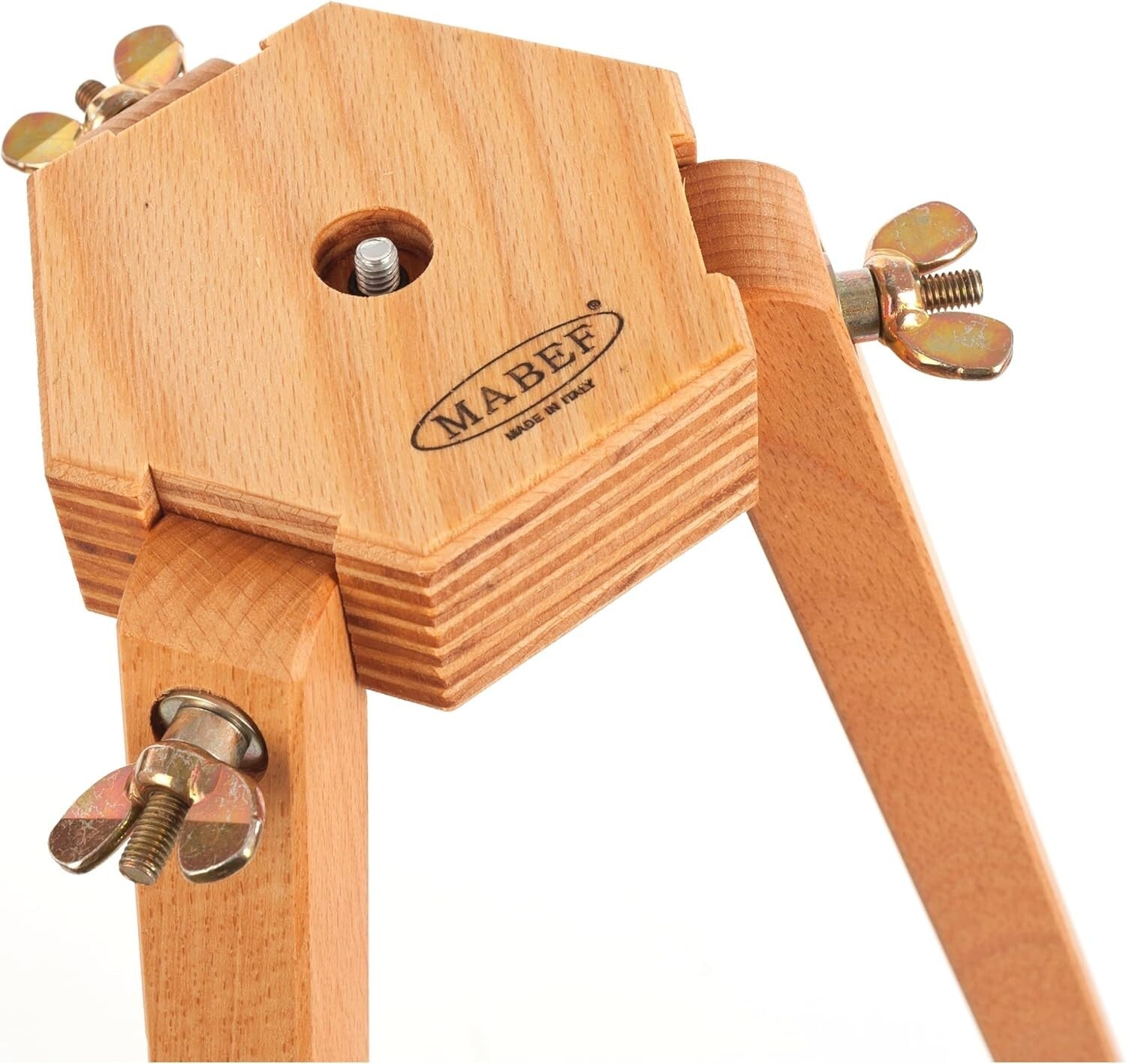 Classic Adjustable Tripod Easel in Natural Wood - Ideal for Outdoor Artists
