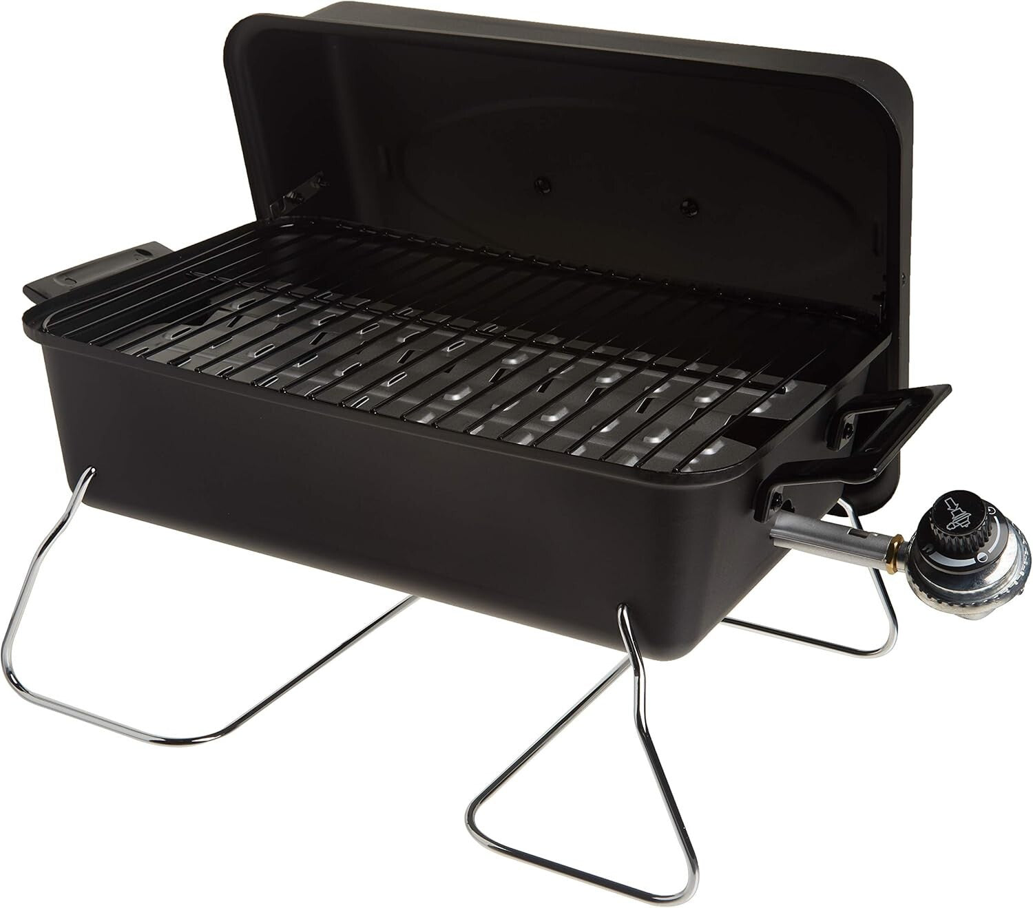 Lightweight, Portable 1-Burner Gas Grill with Easy Assembly - Travel Grill