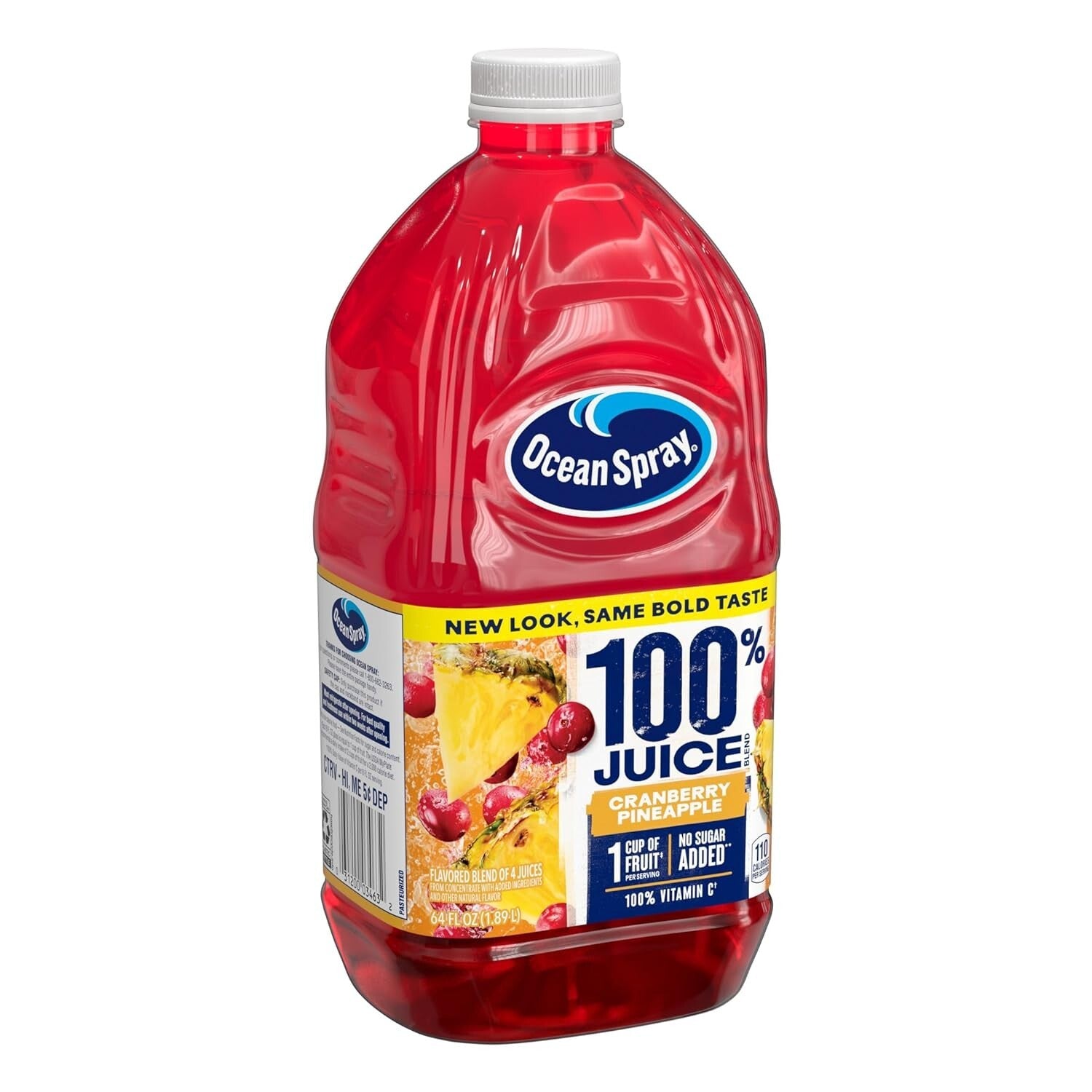 100% Juice Cranberry Pineapple Blend - 8 Bottles of Refreshing Satisfaction