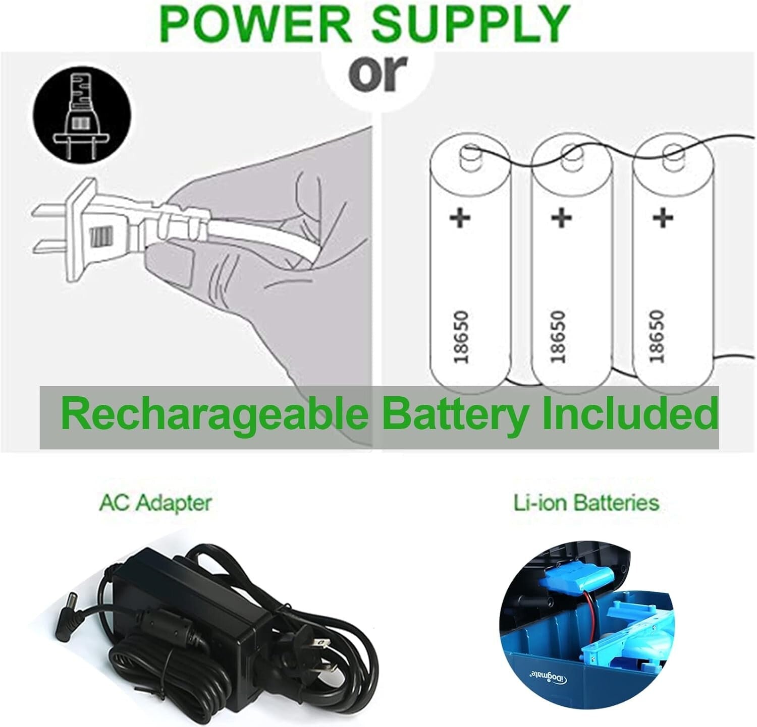 Rechargeable Automatic Tennis Ball Thrower for Medium & Big Dogs - 3 Balls