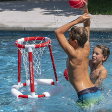 Load image into Gallery viewer, Splash Hoop 360 Floating Pool Basketball Game with 2 Balls &amp; Pump - Choose Color