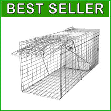 Load image into Gallery viewer, Compact 32" Heavy Duty Animal Trap - Capture Stray Cats, Raccoons, and More