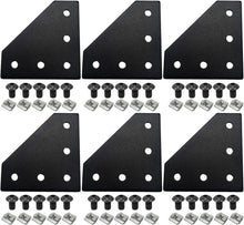 Load image into Gallery viewer, Durable 6-Piece L Bracket Set with T-Nuts &amp; Screws - Perfect for Aluminum Builds