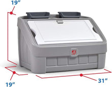 Load image into Gallery viewer, 2-in-1 Kids Toy Storage Box &amp; Art Easel - Innovative Organizer for Creative Play