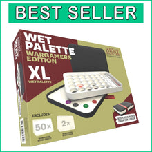 Load image into Gallery viewer, Transportable Wargamers Wet Palette with Hydro Sheets - Perfect for Miniatures