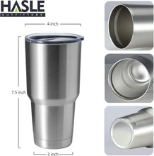 Load image into Gallery viewer, Elegant 30oz Double Wall Insulated Steel Tumbler - Perfect for Hot &amp; Cold Drinks