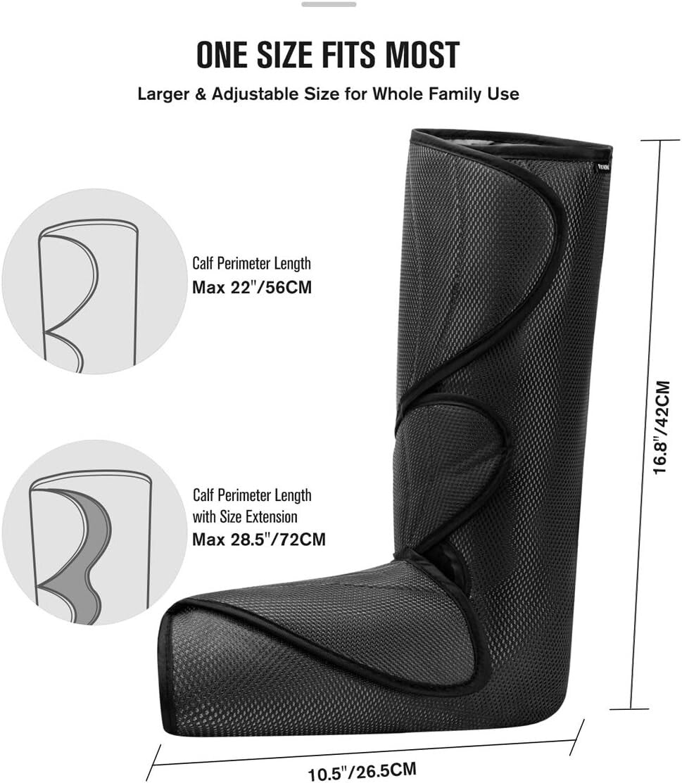 Portable Corded Electric Leg & Foot Massager – Foldable & Adjustable Design