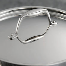 Load image into Gallery viewer, Versatile 3-Quart Stainless Steel Braiser with Lid - Oven-Safe &amp; Dishwasher-Safe