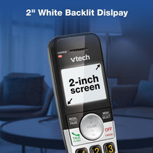 Load image into Gallery viewer, DECT 6.0 2-Handset Cordless Phone with Caller ID and Quiet Mode for Easy Use