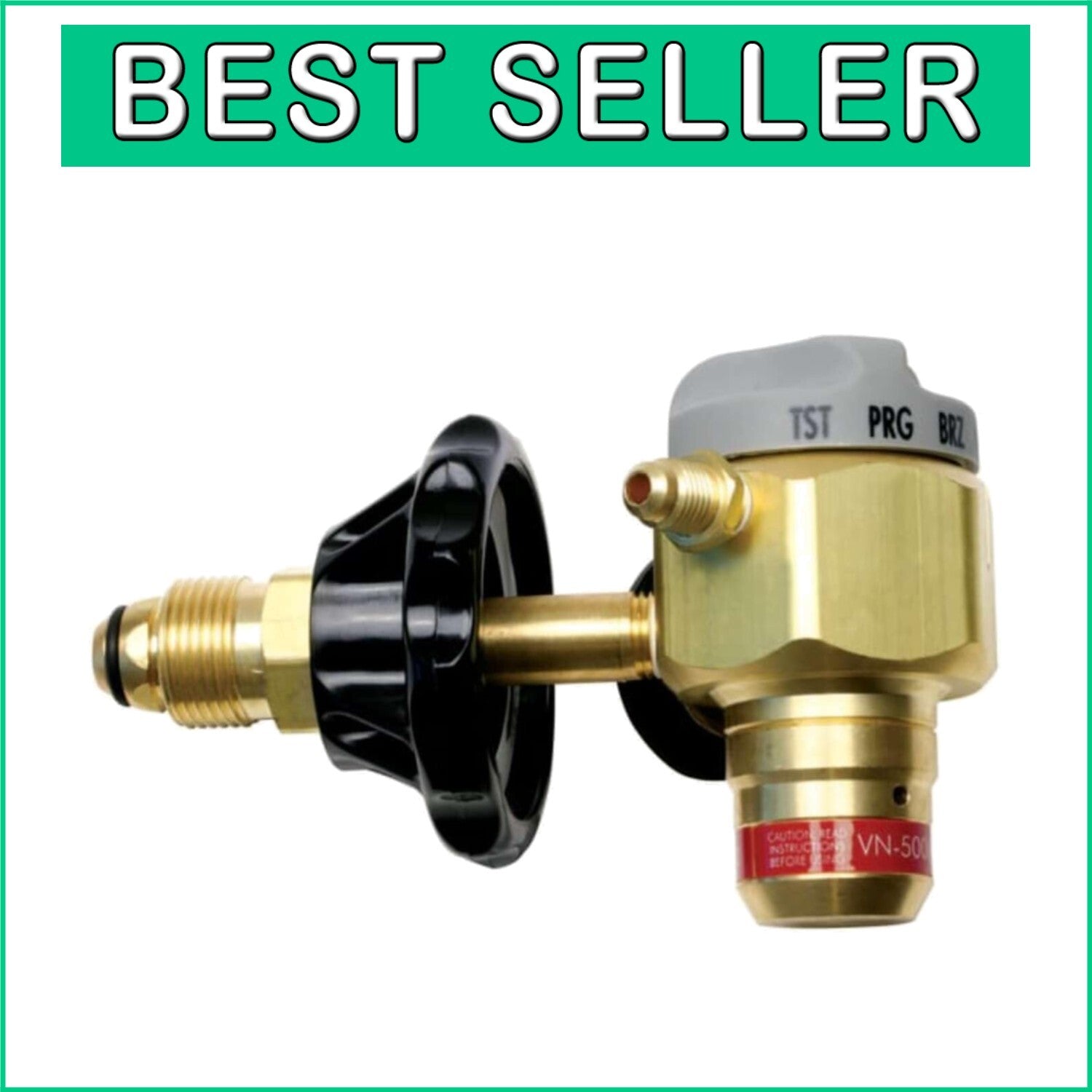 500 PSI Brass Nitrogen Regulator with Dual Ports for Enhanced Performance