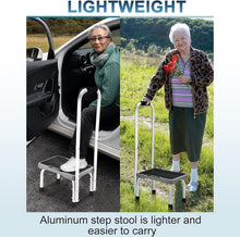 Load image into Gallery viewer, Portable Non-Slip Step Stool for Bedroom and Kitchen – Perfect for Seniors
