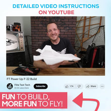 Load image into Gallery viewer, Transformative DIY F-22 Raptor Foam Jet Kit - Ideal STEM Project for All Ages