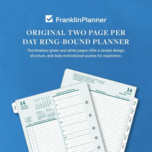 Load image into Gallery viewer, Classic Two Page Per Day Planner for 2025 - Inspiring Daily Organization