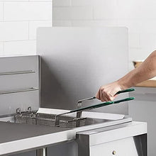 Load image into Gallery viewer, Highly Durable Stainless Steel Splash Guard for Commercial Deep Fryers - 20.5x15