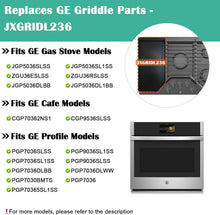 Load image into Gallery viewer, Durable Cast Iron Griddle Plate for GE Cafe &amp; Profile Gas Stoves - 18.6" x 12.4"