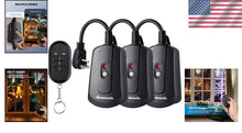 Load image into Gallery viewer, Waterproof Wireless Remote Control Outlet Kit - 3 Pack for Indoor/Outdoor Use