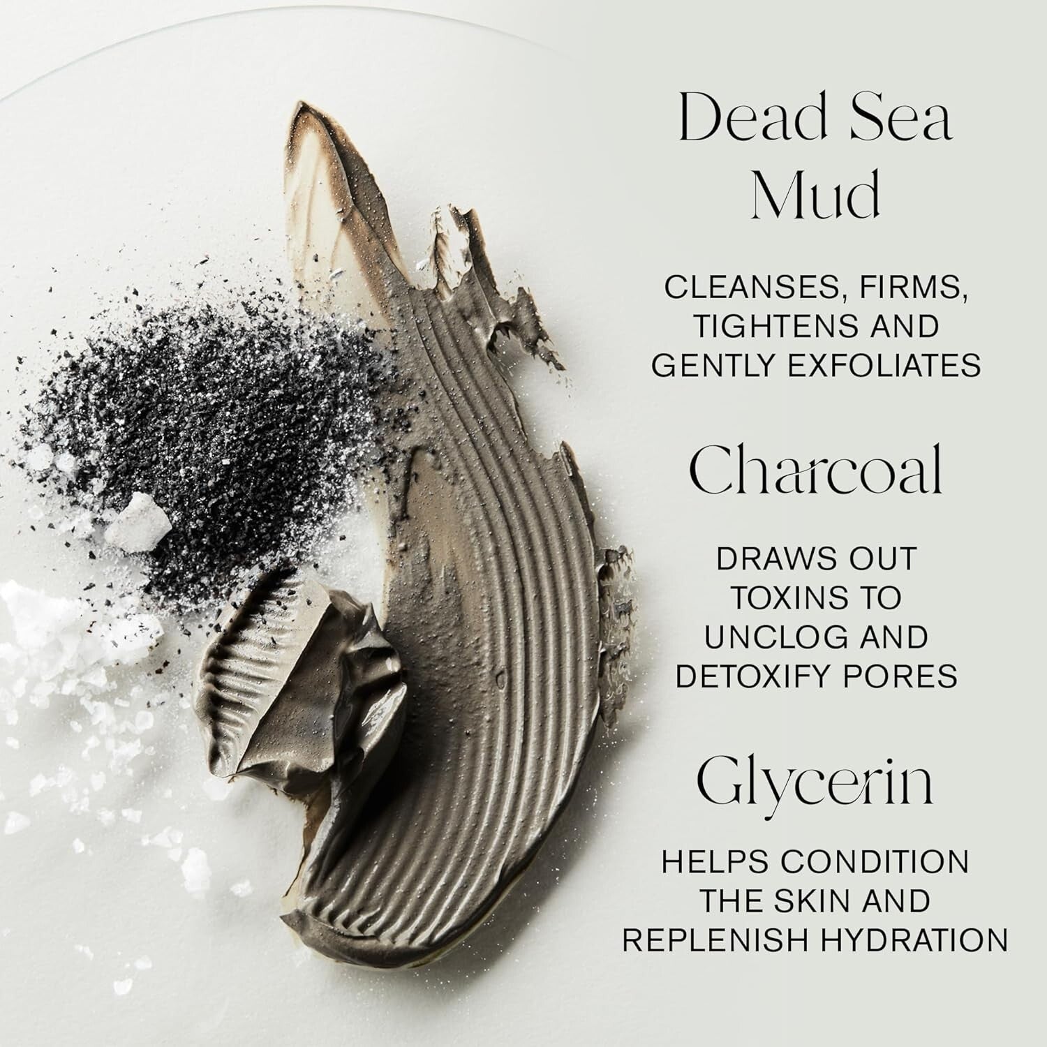 Radiance Boosting Charcoal and Dead Sea Mud Soap - 3.4 Oz All-Natural Cleanser