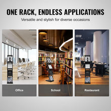 Load image into Gallery viewer, 4-Tier Portable Brochure Display Stand with Carrying Bag - Office &amp; Trade Shows