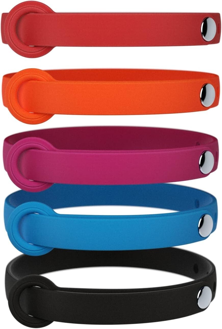 Soft Rubber Cat Collars with Breakaway Buckles - 5 Colors for Stylish Safety