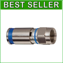 Load image into Gallery viewer, Klein Tools 624 Weatherproof Compression F-Connector - RG6 Connector Pack of 50