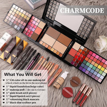 Load image into Gallery viewer, Elegant Makeup Gift Set for Women: All-in-One Case with Mirror and Tools