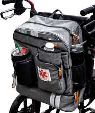 Load image into Gallery viewer, Extra-Large Scooter Wheelchair Backpack with Insulated Compartment &amp; Cup Holder