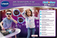 Load image into Gallery viewer, Portable Kidi Star DJ Mixer with Custom Sound Effects &amp; Built-in Speaker