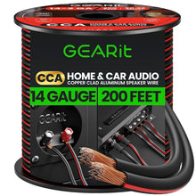 Load image into Gallery viewer, Lifetime Guaranteed 14AWG 200ft Speaker Cable - CCA with Flexibility &amp; Strength