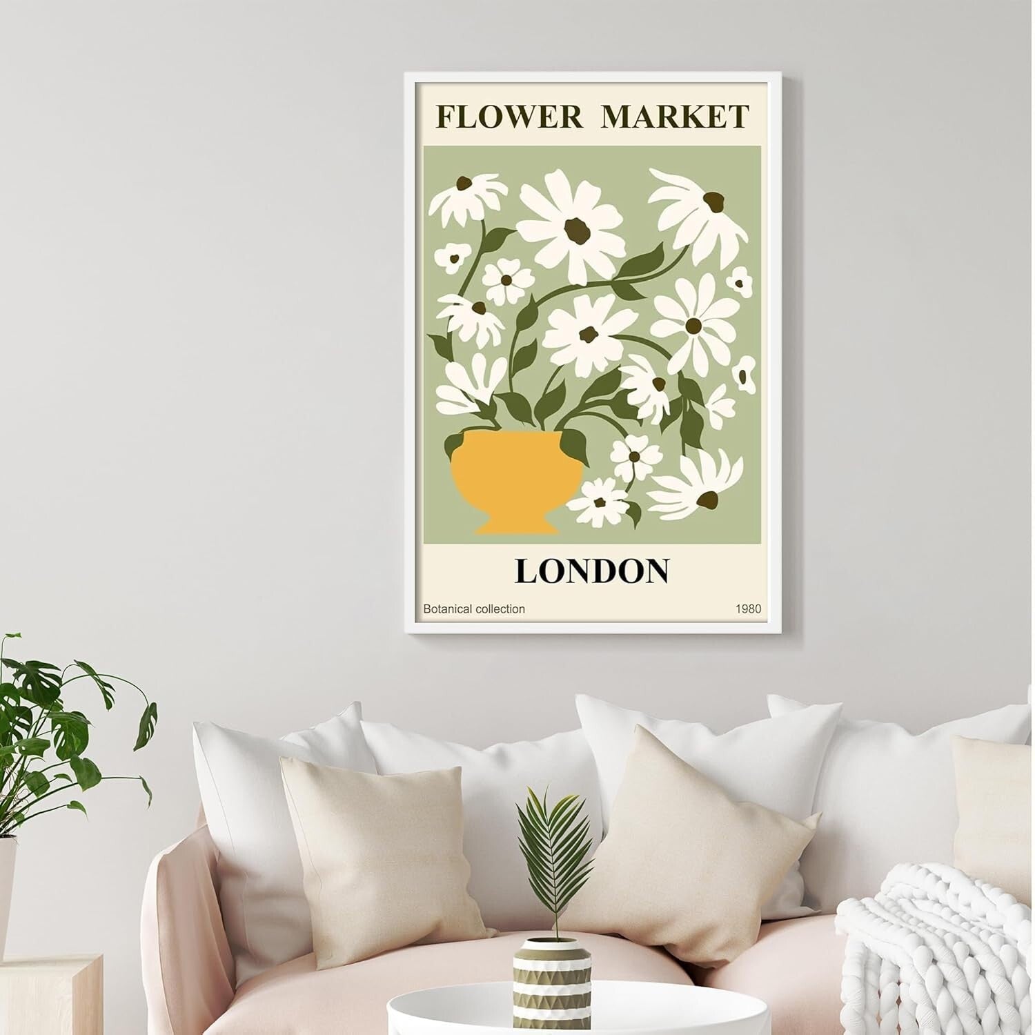 Classic Wall-Mount 24x36 Picture Frame - Durable with Mat for 20x30 Photos