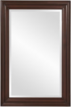 Load image into Gallery viewer, Rectangular Chocolate Brown Mirror - Framed Vanity Beauty for Any Room (24 x 36)