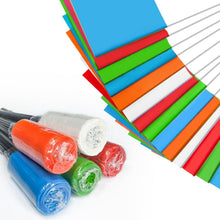 Load image into Gallery viewer, Vibrant 500 Pack Marking Flags - 5 Colors for Lawn, Garden &amp; Survey Applications