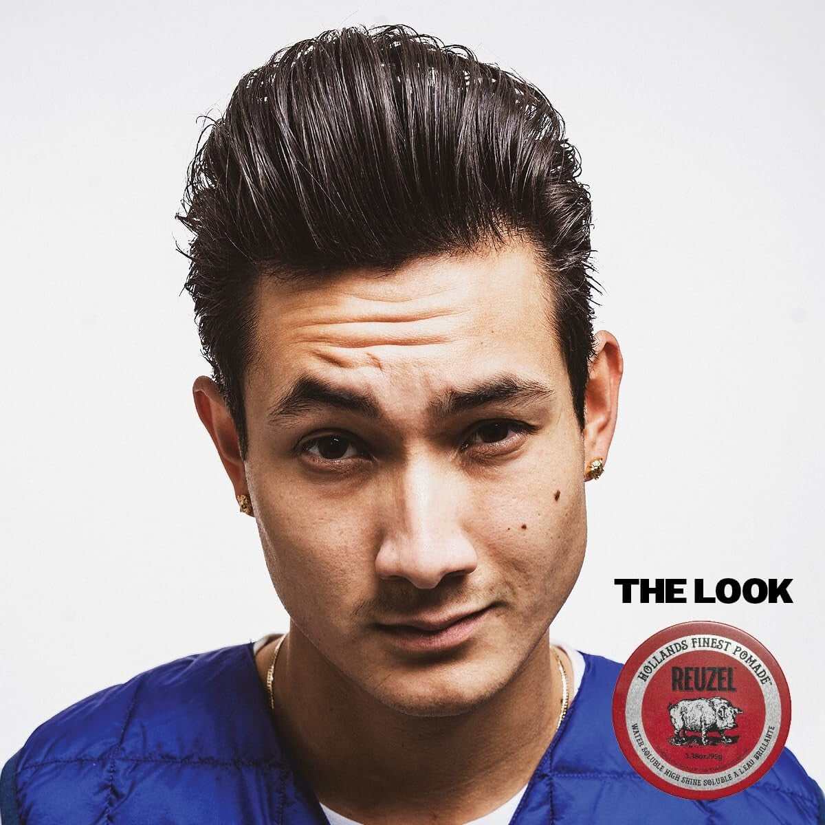 Vanilla Cola Scent Red Pomade - High Shine, Medium Hold, 12 oz Gloss Finish