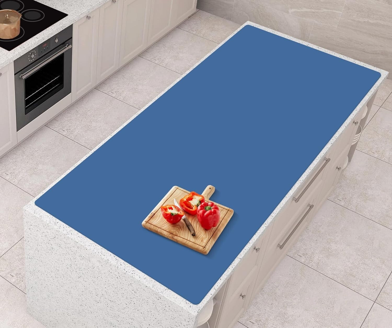 Premium 47"x23.6" Silicone Counter Mat - Durable, Non-Slip Protector for Cooking