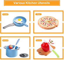 Load image into Gallery viewer, Deluxe 150-Pc Kitchen Play Kit - Toddler Cooking Set with Accessories &amp; Baskets